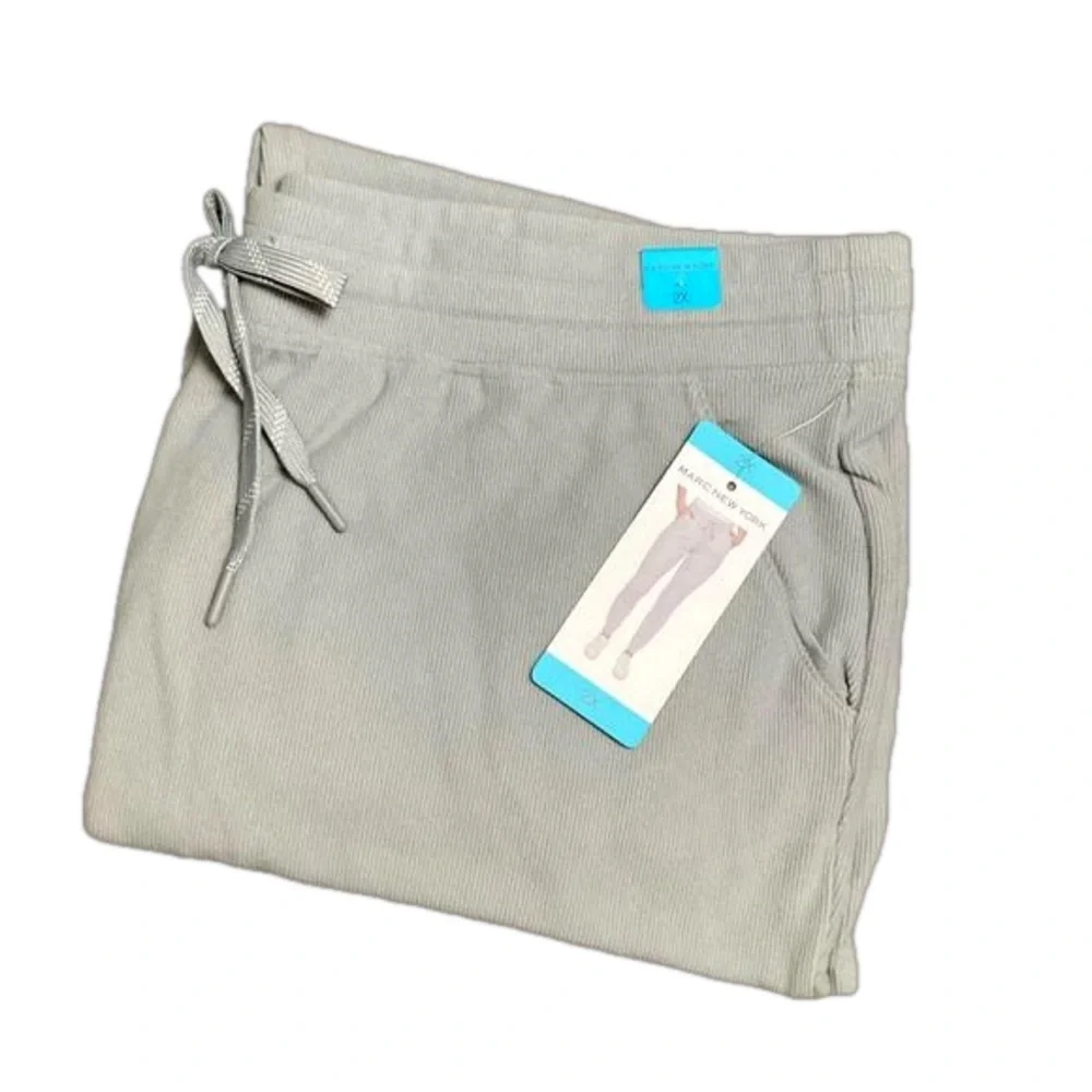 Marc New York Women’s Jogger Pant Ribbed Gray Size 2X NWT - Picture 5 of 8